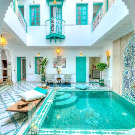 Riad Paradis Blanc Marrakesh Exteriör bild