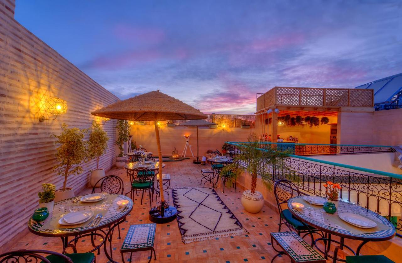 Riad Paradis Blanc Marrakesh Exteriör bild
