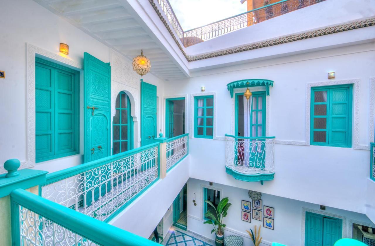 Riad Paradis Blanc Marrakesh Exteriör bild