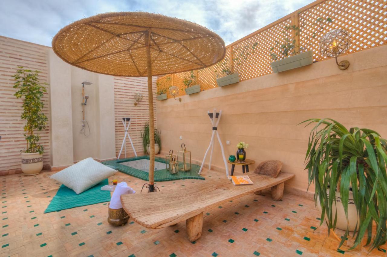 Riad Paradis Blanc Marrakesh Exteriör bild