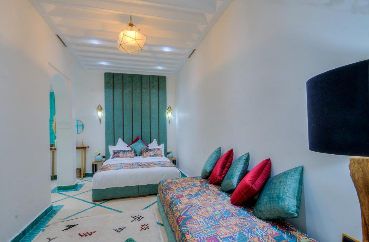 Riad Paradis Blanc Marrakesh Exteriör bild