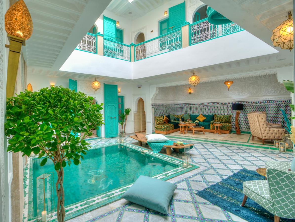 Riad Paradis Blanc Marrakesh Exteriör bild