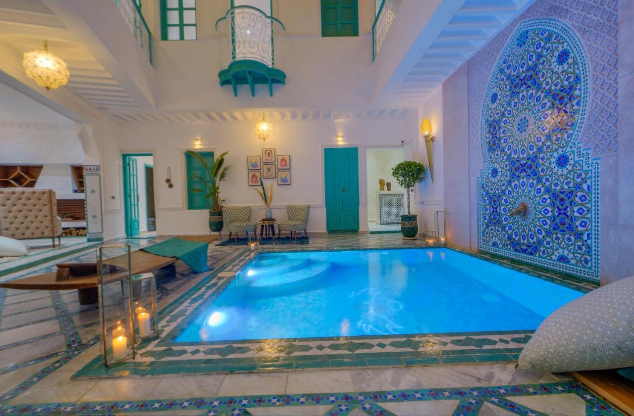 Riad Paradis Blanc Marrakesh Exteriör bild