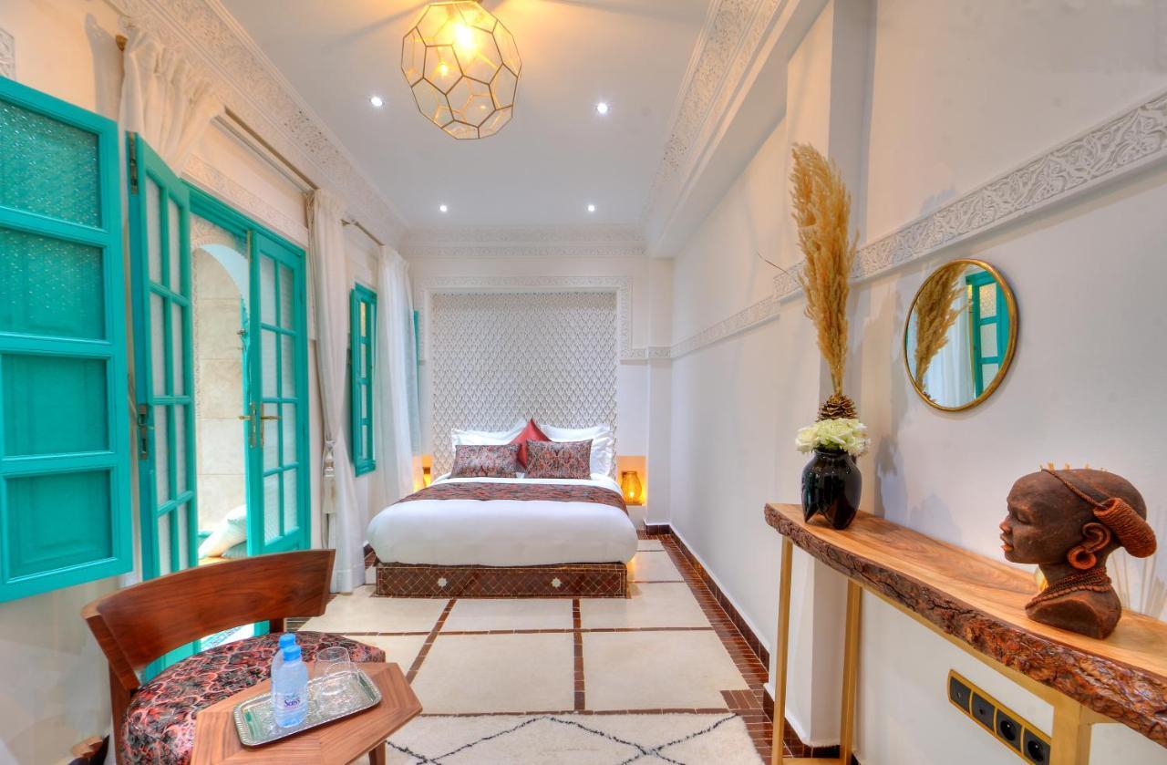 Riad Paradis Blanc Marrakesh Exteriör bild