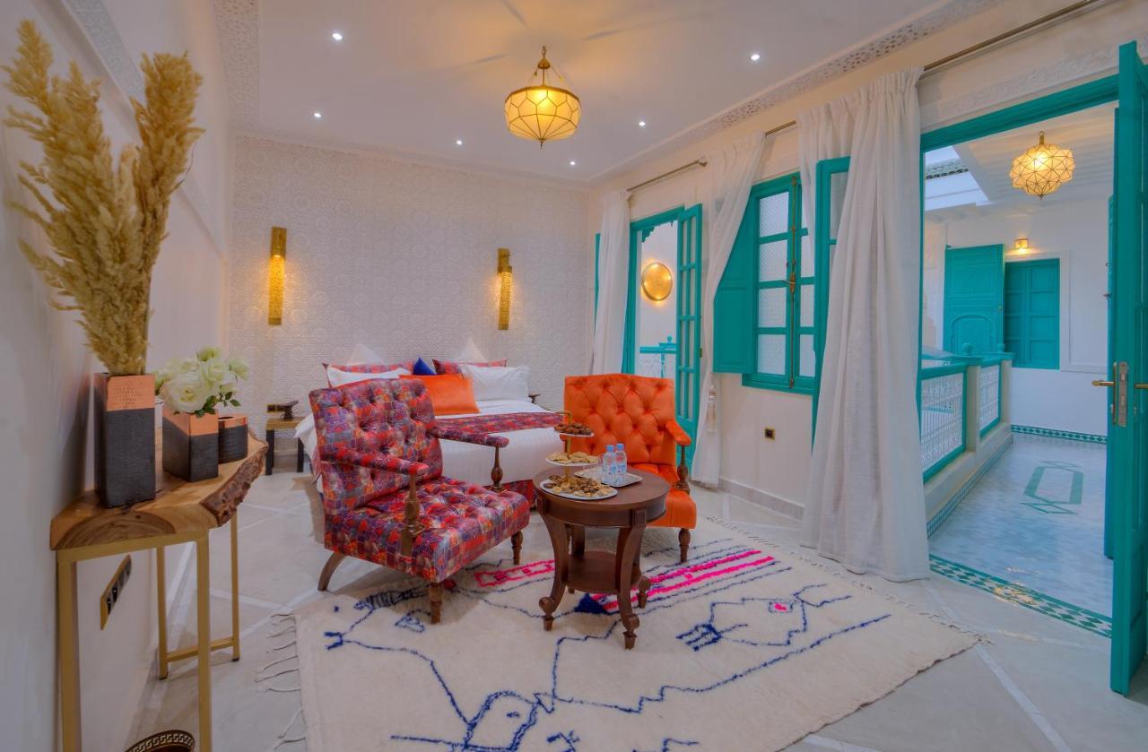 Riad Paradis Blanc Marrakesh Exteriör bild