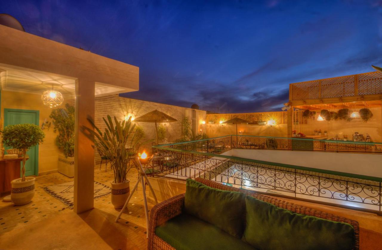 Riad Paradis Blanc Marrakesh Exteriör bild