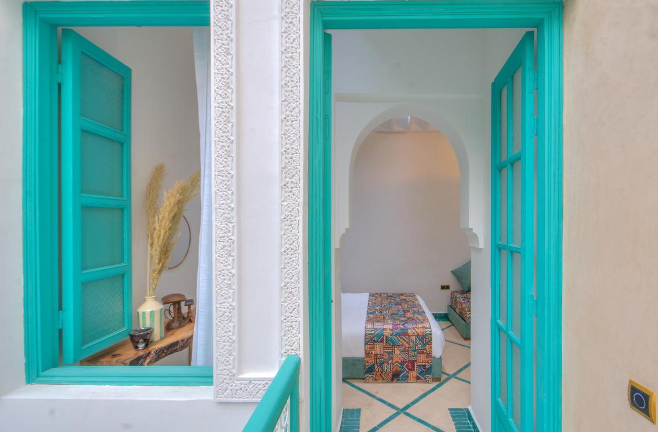 Riad Paradis Blanc Marrakesh Exteriör bild