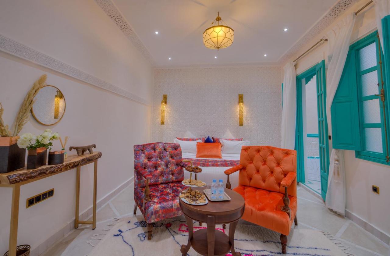 Riad Paradis Blanc Marrakesh Exteriör bild