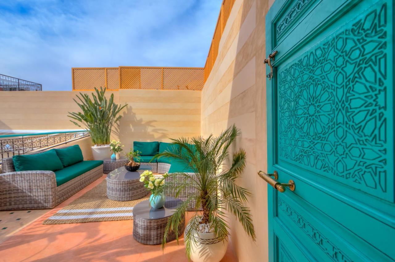 Riad Paradis Blanc Marrakesh Exteriör bild