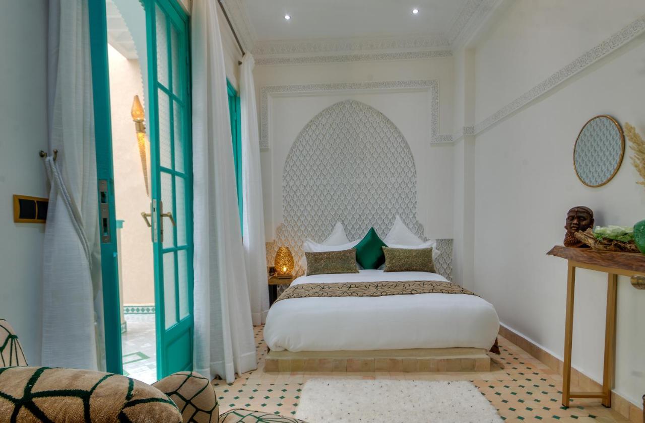 Riad Paradis Blanc Marrakesh Exteriör bild